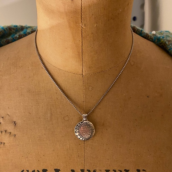John Hardy Dot Moon Phase Pendant Necklace - Picture 2 of 4